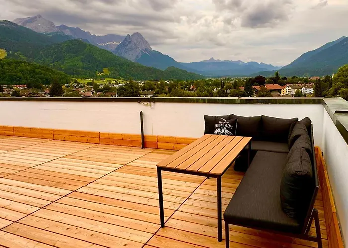 Dachterrasse Panorama-glueck Ii Garmisch-Partenkirchen